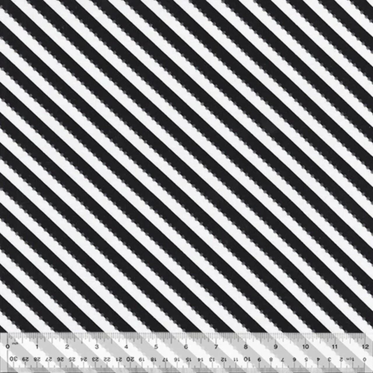 Fabric Anthology Black Magic Bias Stripes BeColourful by the Quarter Yard BC77Q-1